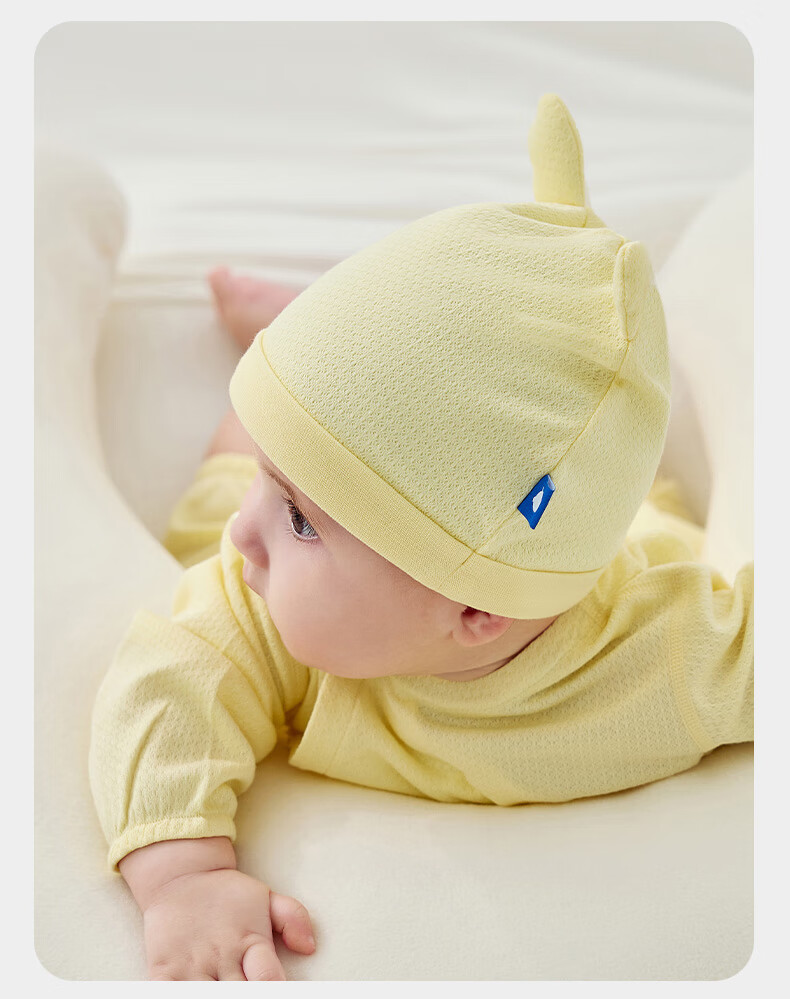 Babycare Camellia Newborn Infant Soft Cap Sea Salt Blue S 23
