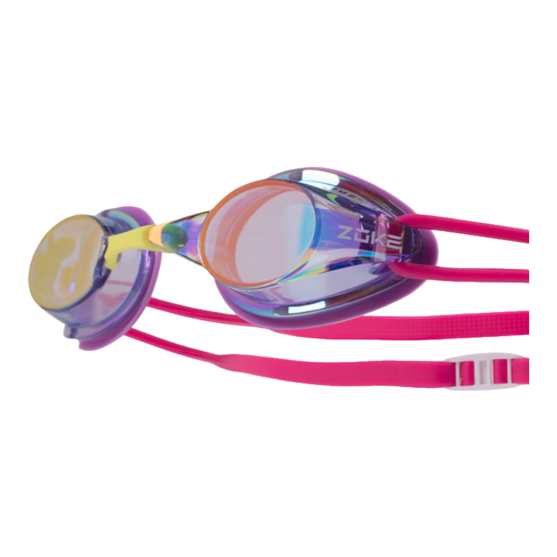 ZOKE Adult Myopia High-Definition Anti-Fog Waterproof Unisex Electroplated Swimming Goggles 624501303-3 Rose Red Purple Green 600 Degrees