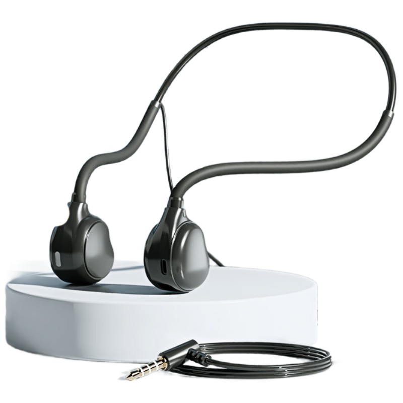 KOVOL [Over 50,000 Sold] Wired Computer Headphones, Non-In Over-Ear Style for Sports, Running, Karaoke, E-Sports, Live Streaming, Head-Mounted USB Computer Phone Laptop 3.5mm Round Headset