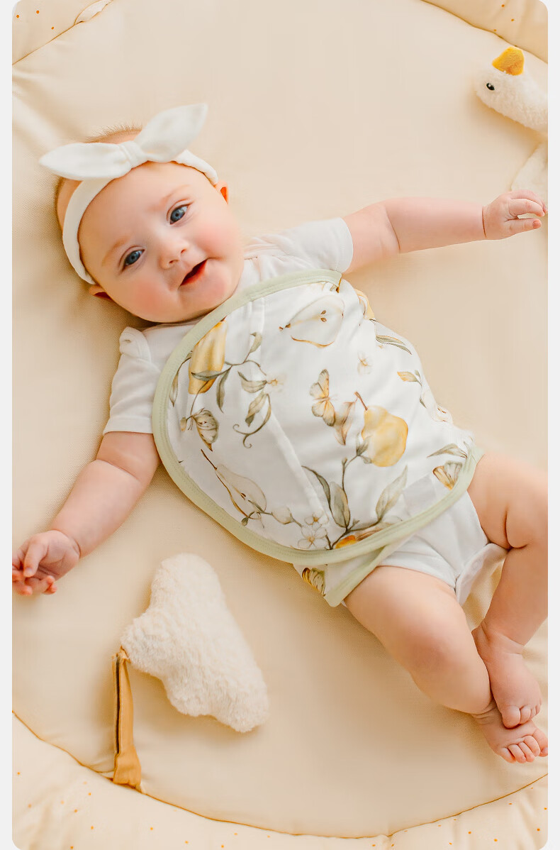 EMXEE Baby Anti-Startle Swaddle, Summer Newborn Infant Swaddling Blanket, Sleeping Bag for All Seasons, Dream Playground Design, 30x74cm 11
