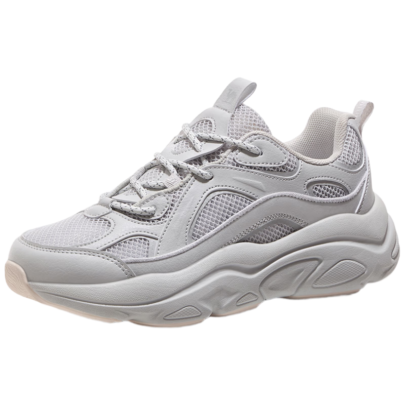 CAMEL Outdoor Casual Shoes, Thick-Soled Dad Sneakers, Women's Sports Shoes, Fashionable Versatile Height-Increasing Comfortable F25B693022 37
