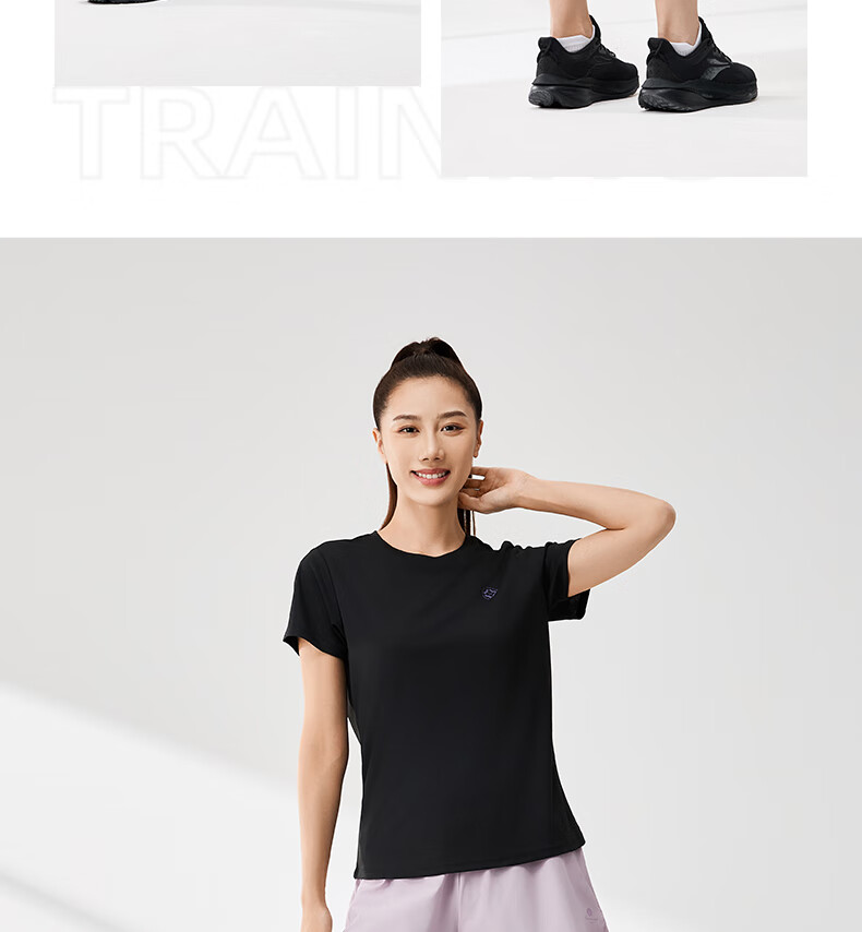 361° Women's Sports Shorts Spring Summer Sun Protection Quick-Dry Running Fitness Cooling Loose Lined Pants 662624702H-3 23
