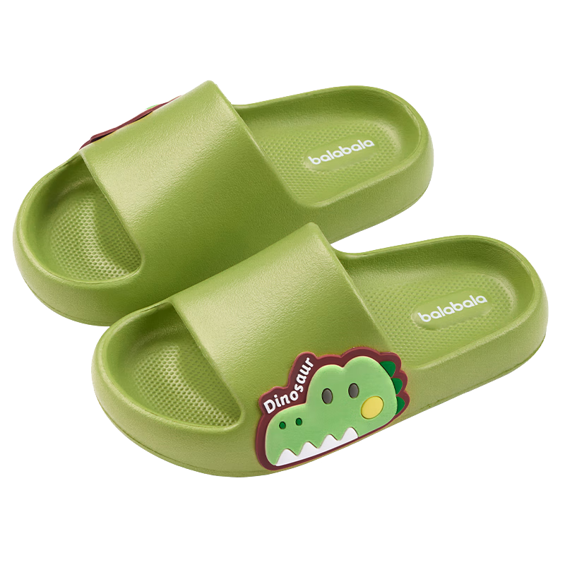 BALABALA Cartoon Children's Sandals, Bathroom Shower Non-Slip Slippers, Boys And Girls Slippers, Summer Big Kids Soft-Soled EVA Parent-Child Outdoor Wear