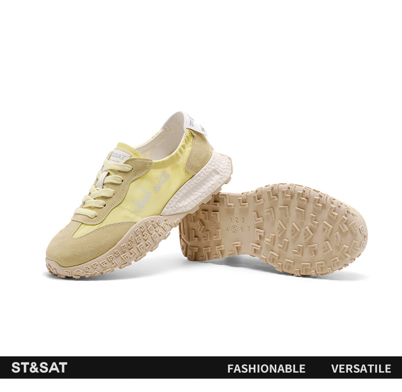 St&Sat Thick-Soled Training Shoes for Women, 2026 New Summer Style, Lightweight Breathable Soft-Soled Comfortable Non-Fatiguing Ballet Forrest Gump Sneakers 17
