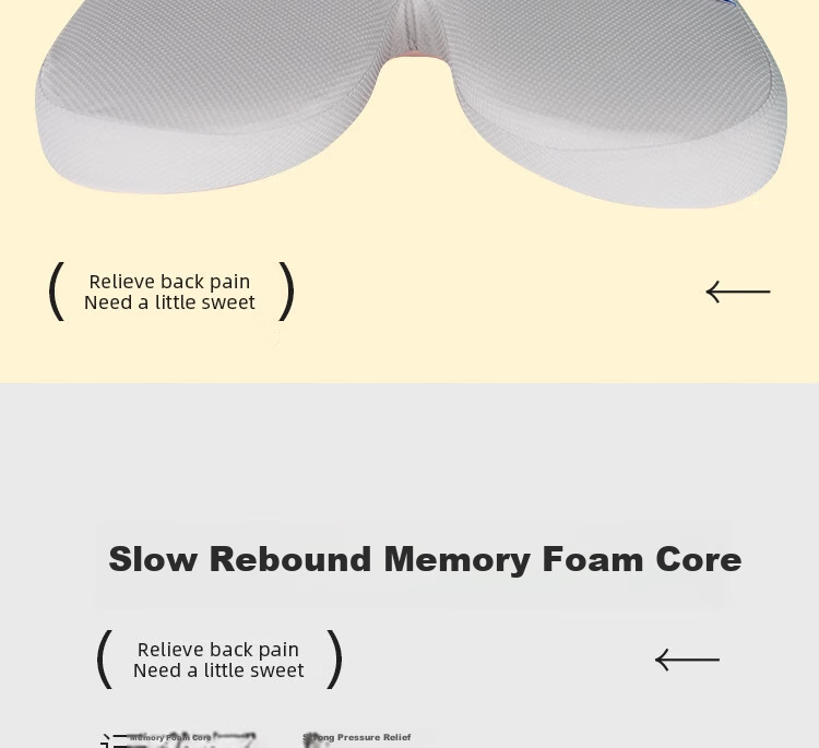 JAGO Lumbar Support Cushion, Seat Pad, Butt Cushion, Office And Car Lumbar Pillow, Back Support Cushion, Memory Foam Chair Backrest Pad 20