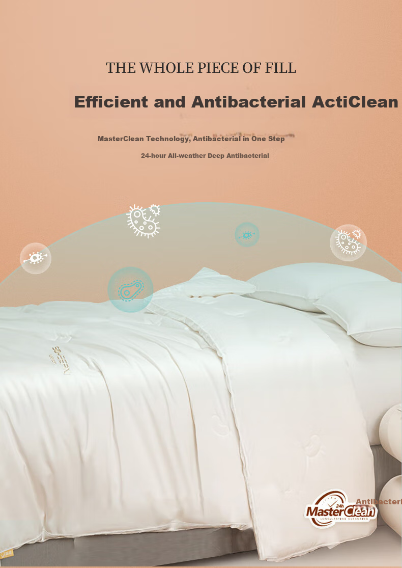 La Torretta Comforter Spring And Autumn Duvet Insert, 35% Soybean Fiber, All-Season Comforter, Class A Antibacterial Filling, 4 Jin (2 Kg), 150*200cm 8