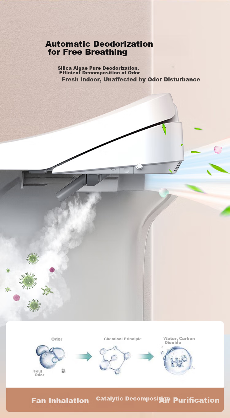 JD Original Dolphin Smart Toilet Seat with Warm Air Drying, Instant Hot Water Cleaning, Heated Seat Ring, And Automatic Deodorizing 2