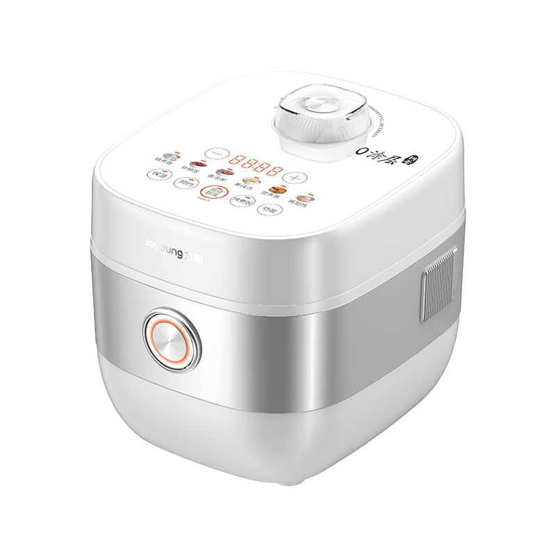 Joyoung [0 Coating] Rice Cooker, 1.6L Capacity for 1-2 People, Non-Coated, 5A Certified, Three-Stage Micro-Pressure Braising Technology, 316 Stainless Steel Inner Pot, 16N8
