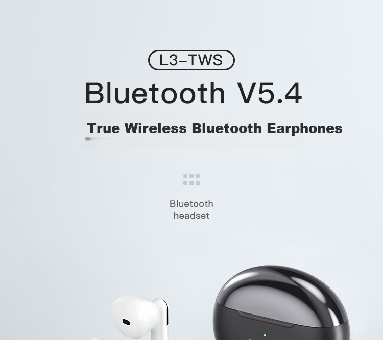 Newmine L3 True Wireless Bluetooth Earbuds, Semi-In Design, Long Battery Life, for Sports And Running, Compatible with Apple, Huawei, Xiaomi Phones, White Color, Wireless Earphones 1