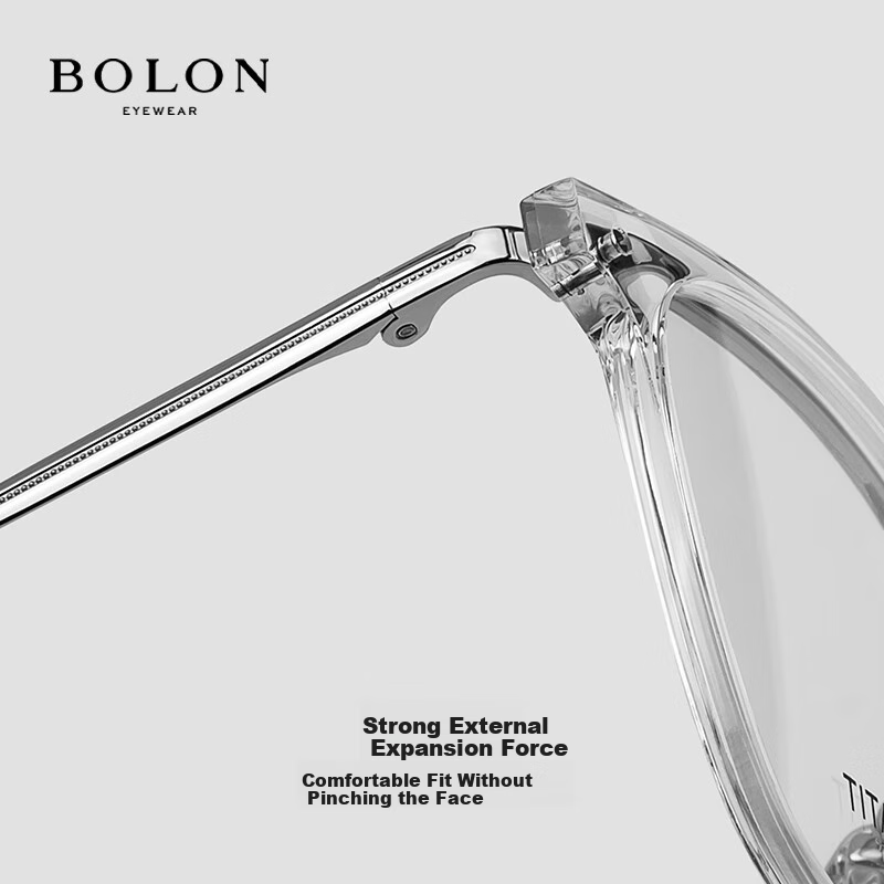 BOLON Glasses, Yang Zi's Style, Lightweight Titanium Frame, Myopia Optical Glasses for Men And Women, Gift, BT6011B90