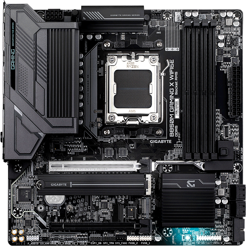 GIGABYTE Moxing X B850M GAMING X WIFI6E Motherboard DDR5 Supports AMD CPU AM5 9700X 9800X3D 9900X 9600X
