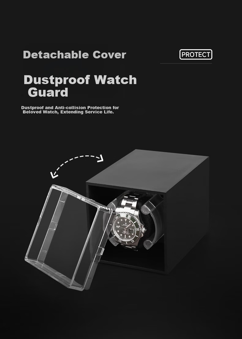 DrikLux Watch Winder, Mechanical Watch Home Use Anti-Magnetic Watch Winder, Automatic Watch Self-Winding Device, Rotating And Coiling Small Storage Watch Box 7