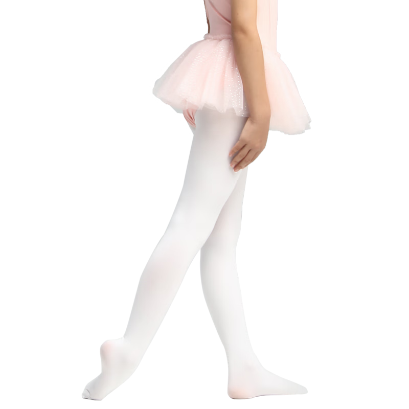 Bowuwuyuan Dance Socks, All-Season Style, Girls' Dance Tights, White Pantyhose, Children's Dance Socks, Silk Stockings, White Silk Tights