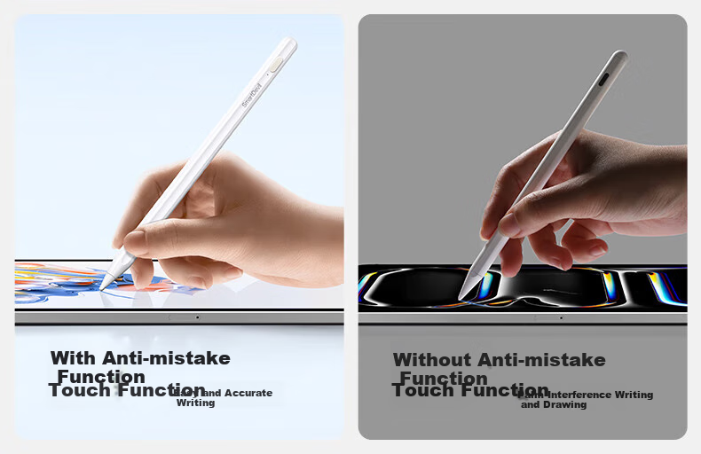 Shanmo Capacitive Stylus Compatible with IPad 2026 Pro/Air/Mini, Apple Pencil Alternative, Second-Generation Anti-Mistouch Writing And Touch Pen with Light Display on Body 15