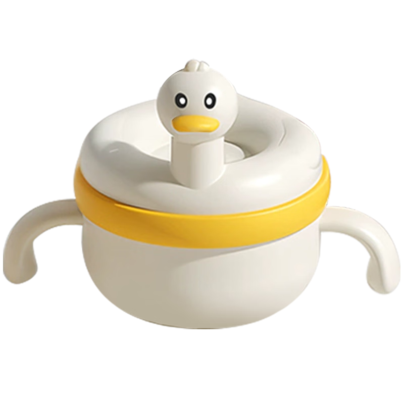 Baoshi PPSU Baby Feeding Bowl Detachable Water Injection Insulated Temperature-Controlled Children's Straw Bowl with Suction Cup Tableware Lunch Box