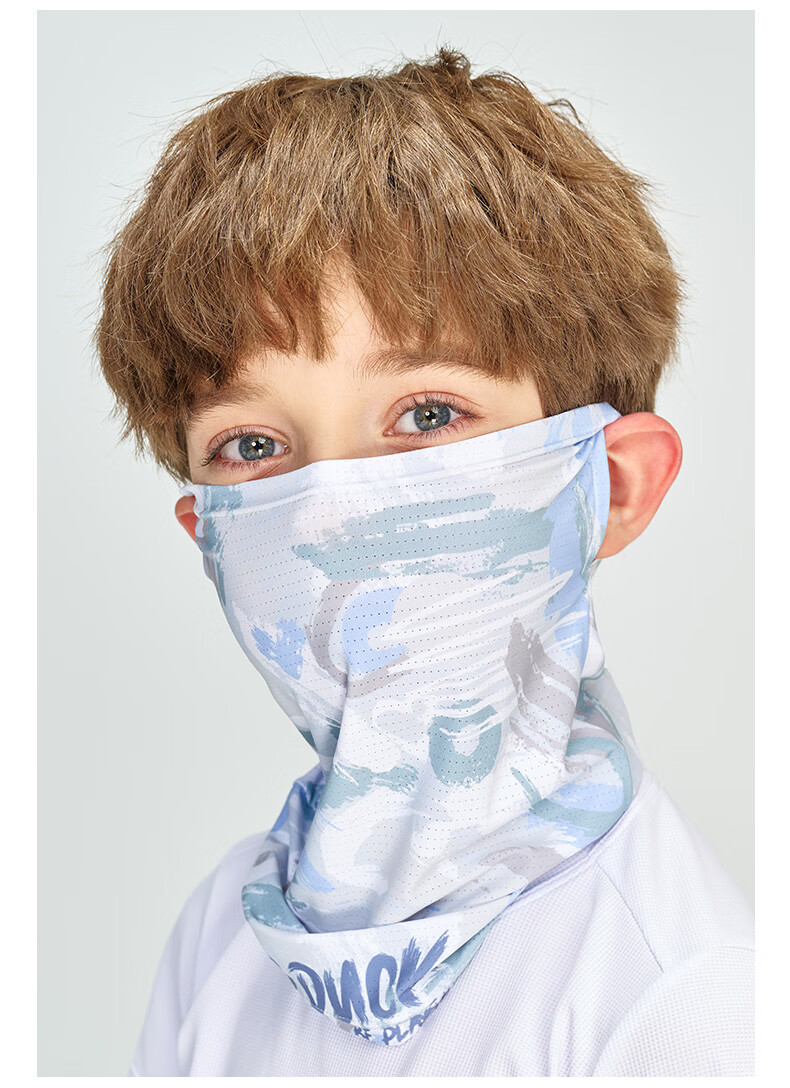 B.Duck Yellow Duck Kids Hanging Ear Sun Protection Face Mask UPF50+ UV Protection Summer Cooling Outdoor Beach Face Cover Neck Gaiter 7
