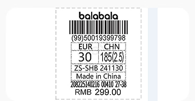 BALABALA Children's Shoes, Kids' Sneakers, Breathable Boys And Girls Footwear, Summer New Style Mesh Lightweight Running Shoes 12