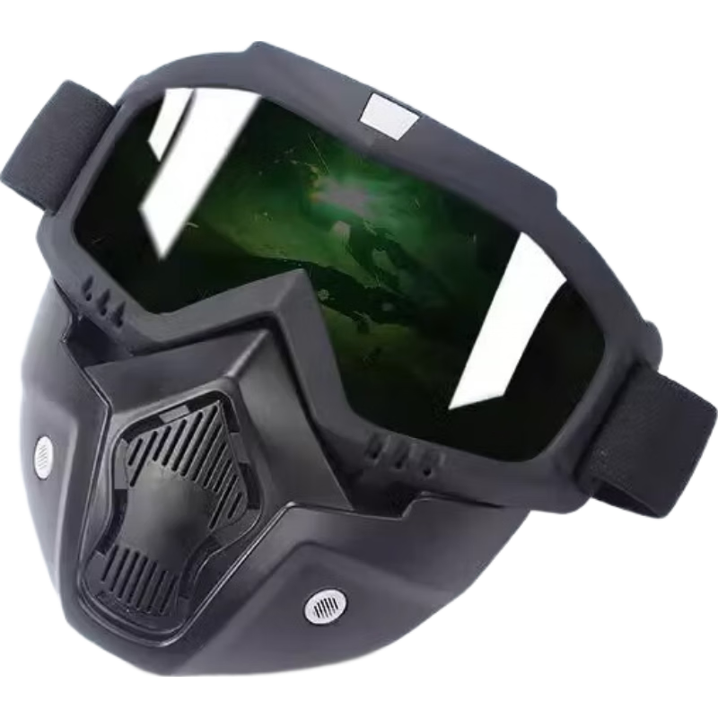 BAIGE Welding Protective Mask Welder Helmet Welding Glasses Full Face Anti-Strong Light Combo CW178334