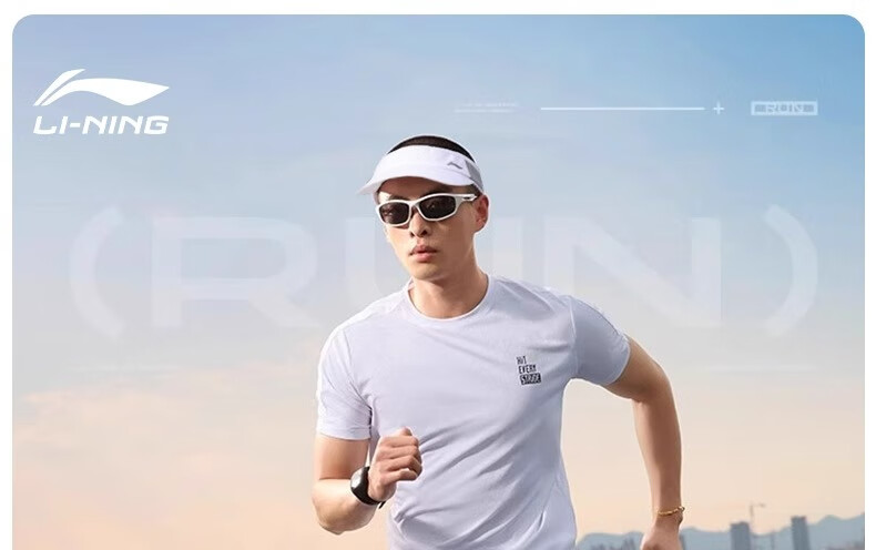 Li-Ning Unisex Open-Top Cap Spring Summer Sun Protection Quick-Dry Sweat-Absorbent Outdoor Marathon Tennis Hat Black 1