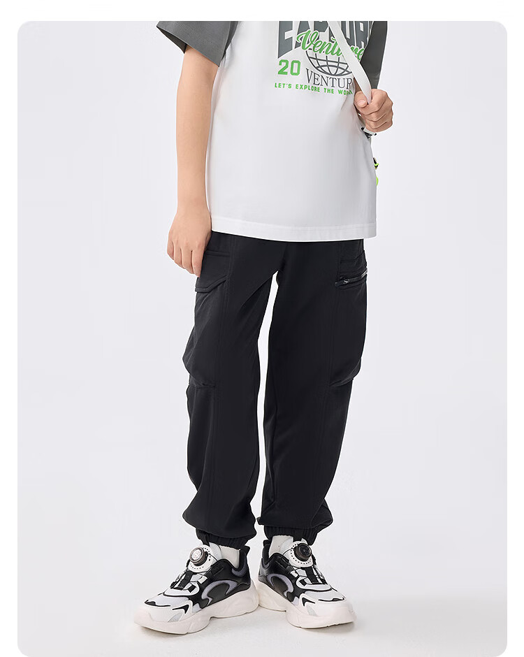 BALABALA Children's Clothing, Kids' Pants, Summer Thin Long Pants, 2025 Boys' Casual Sports Cargo Pants, 208225108104 9