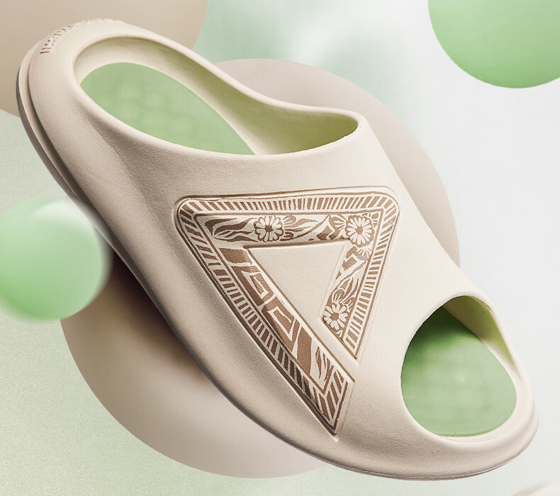 PEAK Guochuang Jixiaoxiang Summer Sports Slippers, Comfortable Soft Elastic Sandals, Height-Increasing Non-Slip Beach Slippers DL410381 7