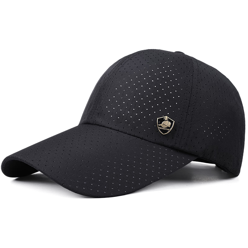 Denssyne Enlarged Deep Quick-Drying Baseball Cap for Men, Summer Lightweight Mesh Large-Size Sports Running Sun Protection Hat