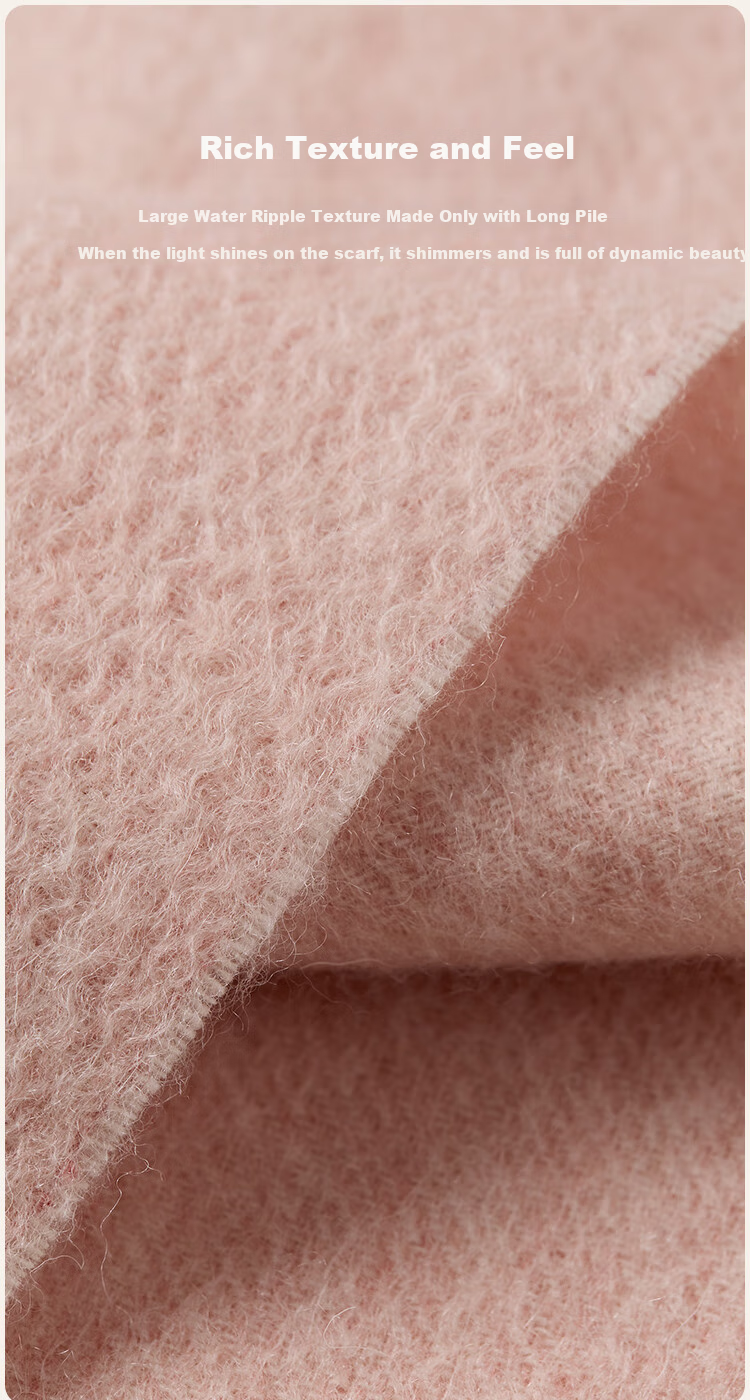 JIUMU Pure Wool Scarf for Women, Autumn And Winter Neck Warmer, Ladies' Warm Shawl, Gift for Women on Mid-Autumn Festival Or Birthday, Gift Box Packaging 7