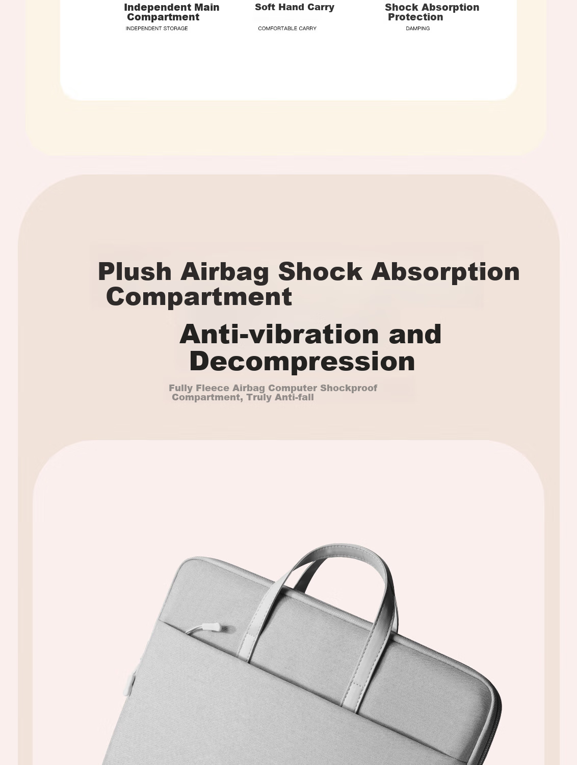 Taikesen Laptop Handbag Suitable for Apple Macbook 13-Inch, Huawei, Lenovo Computer Bag Protective Case for Men And Wome 4