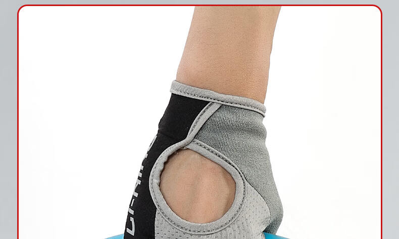 Li-Ning Fitness Gloves for Men, Sports Cycling Fingerless Gloves, Non-Slip Anti-Callus Weightlifting Climbing Outdoor Windproof Gym Training Durable Women's Gloves 17