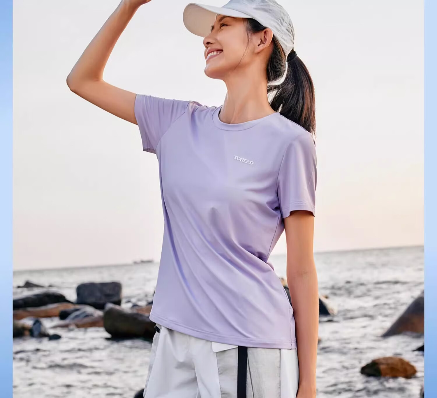 TOREAD Short Sleeve Quick-Dry T-Shirt Outdoor Sports Hiking Mountaineering Sun Protection Stretch Summer Half Sleeve Black Men XL 4