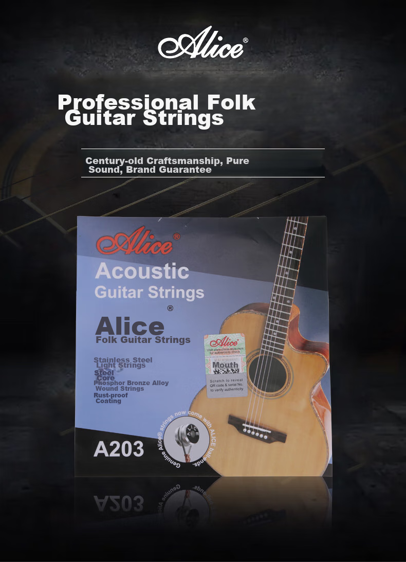 Alice AWR58SL Electric Guitar Strings 009-042 Coated Anti-Rust Set of 7 Guitar Accessories 1