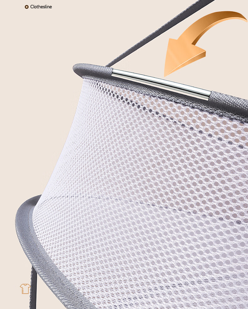 Jingxun Clothes Drying Rack, Laundry Hanger for Sweaters And Socks, Drying Mesh for Home Balcony, Extra Large Double-Layer 8