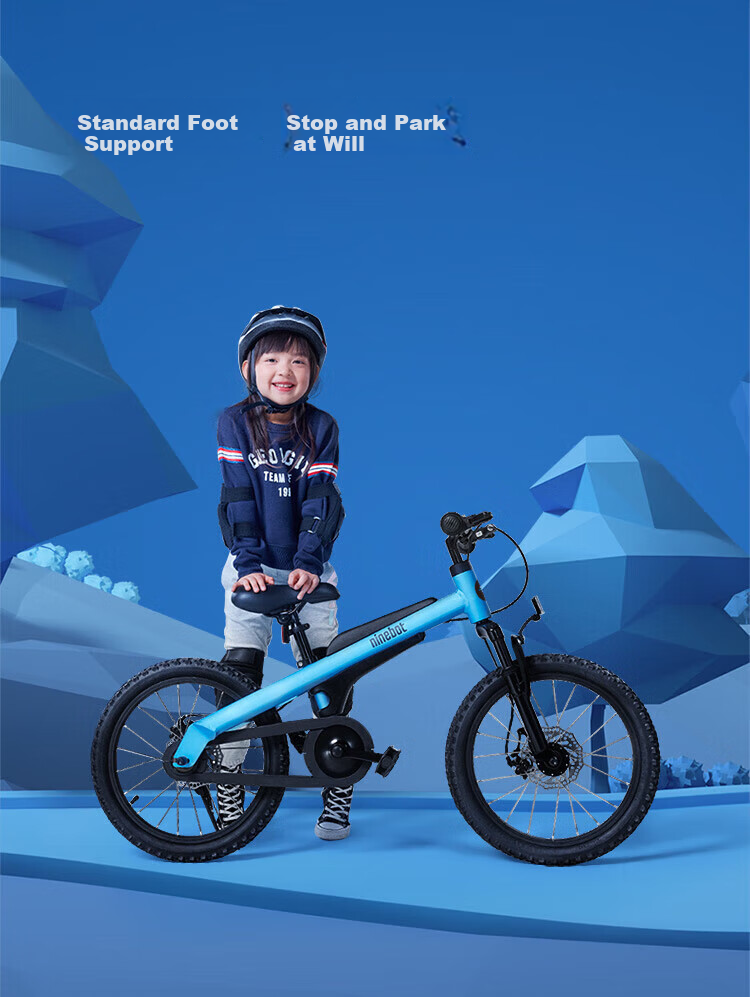 Ninebot Children's Bicycle, Suitable for Ages 5-7, Aluminum Alloy Frame, Red Color, 18 Inches, Height Range 115-135cm 6