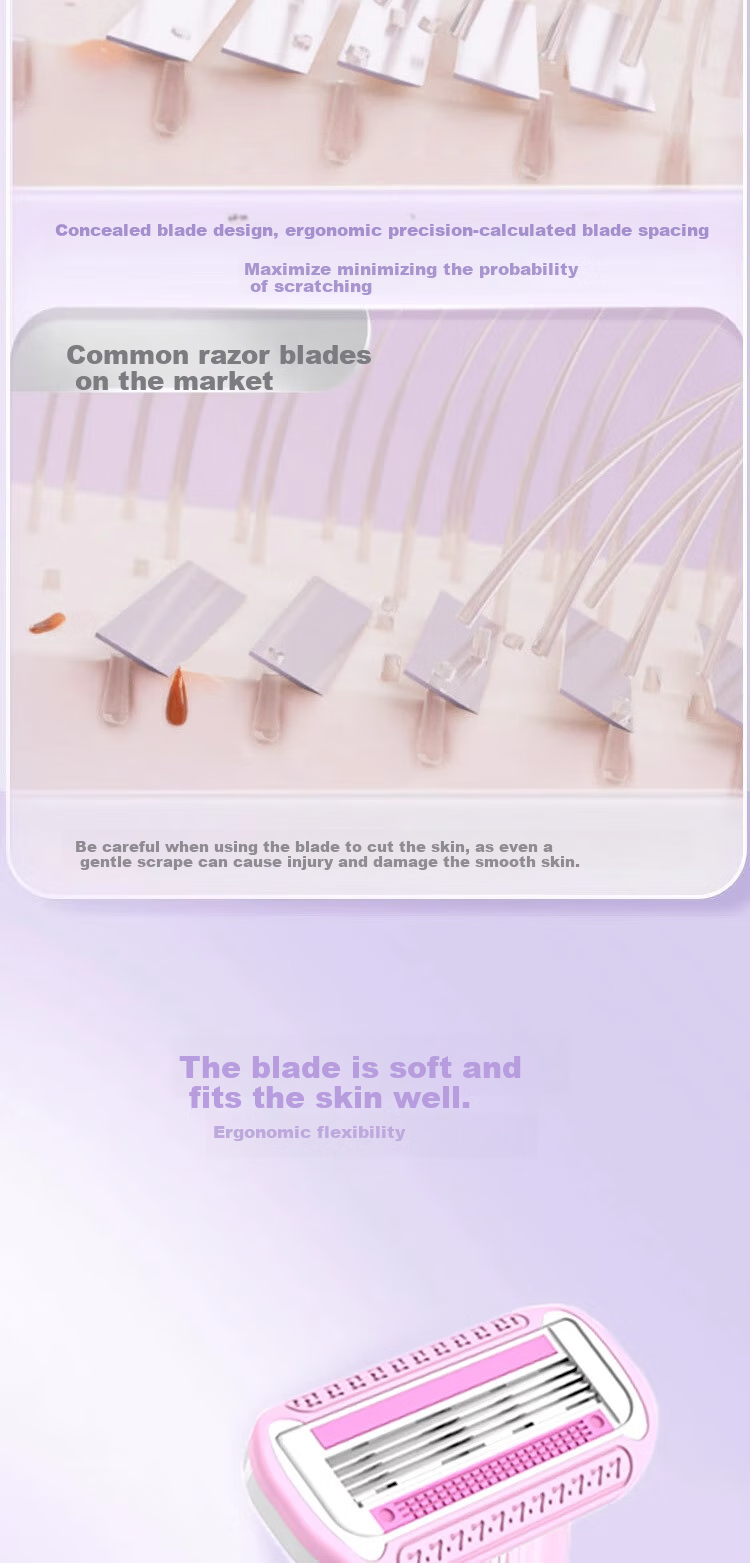 Guangduola Hair Removal Razor for Women, Leg And Underarm Hair Removal Tool, Intimate Area Trimmer for Women's Private Parts 2