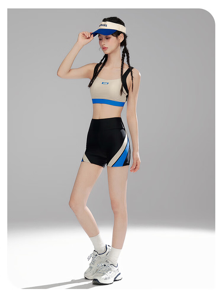 Sanqi Women's Conservative Two-Piece Swimsuit Set with Long Sleeves, Slimming Cover-Up for Sports, Hot Springs And Beach Swimming, 2XL 10