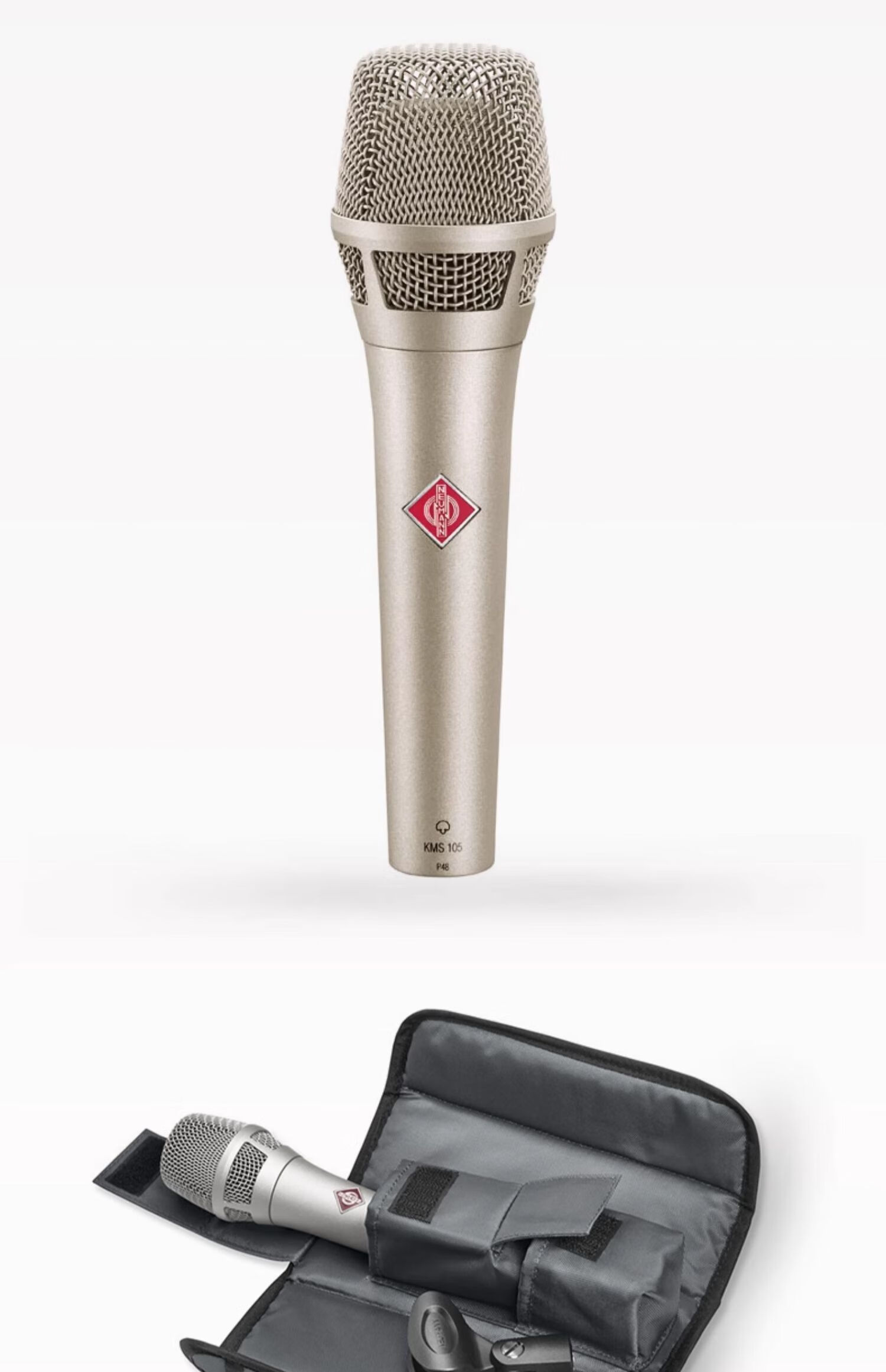 NEUMANN German Imported KMS105 Live Microphone, Professional Condenser Handheld Wired Microphone for Streamers, Singers, Live Stage Performances, Singing, Neumann Microphone with Noise Reductio 10