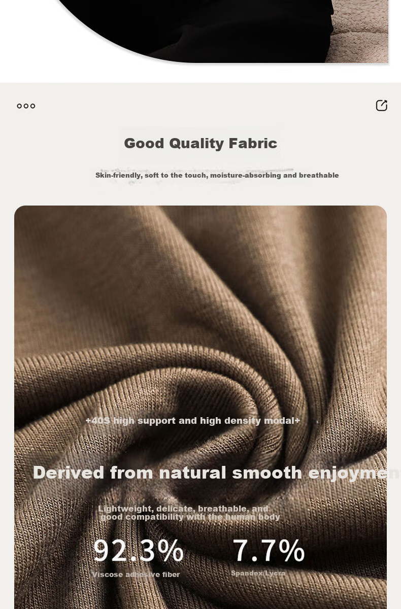 LangSha Spring And Autumn Modal Solid Color Low-Collar Base Shirt for Women, Slim-Fit Thin Inner Layer Long-Sleeve Slimming Stylish Top 4