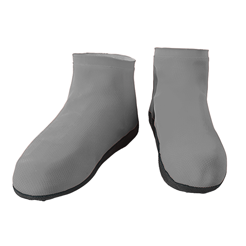 FOOTOPPO Latex Mesh Waterproof Rain Shoe Covers, Silicone Shoe Covers, Non-Slip Wear-Resistant Foot Covers, Thick Snow Shoe Covers for Me