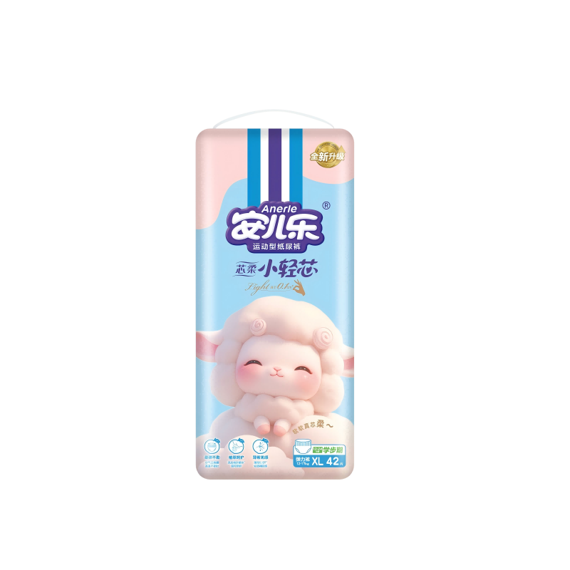 Anerle [No Carbamide] Soft Core Pull-Up Diapers XL 42 Pieces (12-17kg) Skin-Friendly Disposable Diapers