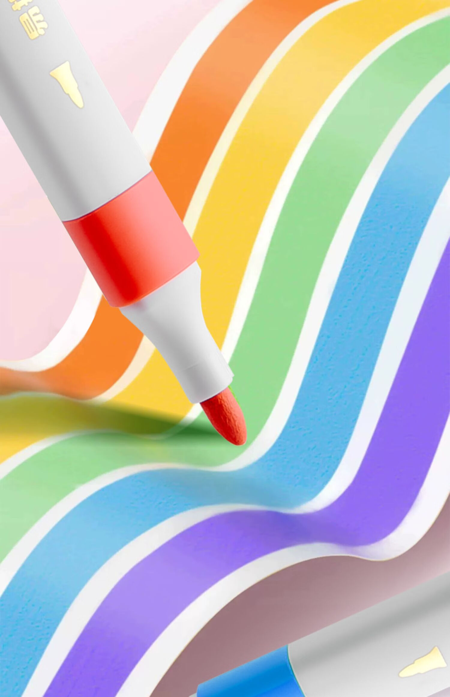 M&G Stationery, 48 Colors + 6 Acrylic Markers, Easy-Grip Student Children's Watercolor Pens, Washable Drawing Pens, Doodle Sketching Coloring Birthday Gift APMT80C4 5