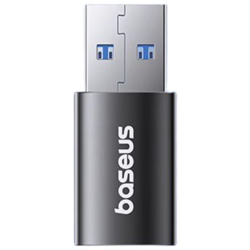 Baseus USB to Type-C Adapter Compatible with Apple 16, Huawei Phones, IPhone 15 Data Cable, Earphones, Power Bank, MacBook Converter for Tablets And Car Use