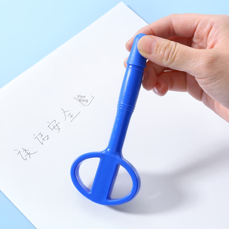 Geshan Prison Security Pen for Interrogation, Investigation, And Conversations, Anti-Swallowing Pen for Interrogation Cases, Specialized Prison Supplies Pen, Blue Pen Barrel, 1 Piece 2