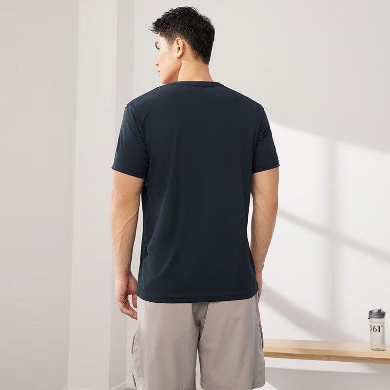 361° Men's Short-Sleeve T-Shirt, Summer Quick-Dry Sports Running Loose Fit Casual Fitness Shirt for Men, 652524113H-6