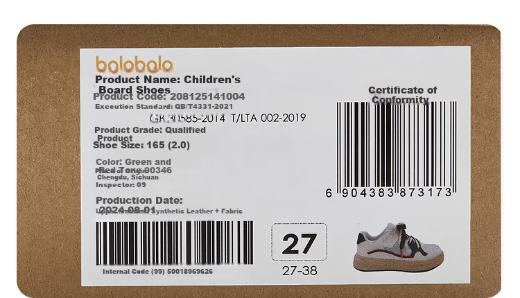 BALABALA Children's Shoes, Girls' Low-Top Sneakers, White Casual Shoes for Spring, Non-Slip New Year Shoes, Breathable Trendy Footwear 10