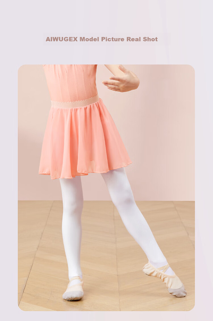Aiwugo Children's Dance Socks Spring and Autumn Professional Ballet Practice Tights Large Socks with Pantyhose Two Pairs L 9