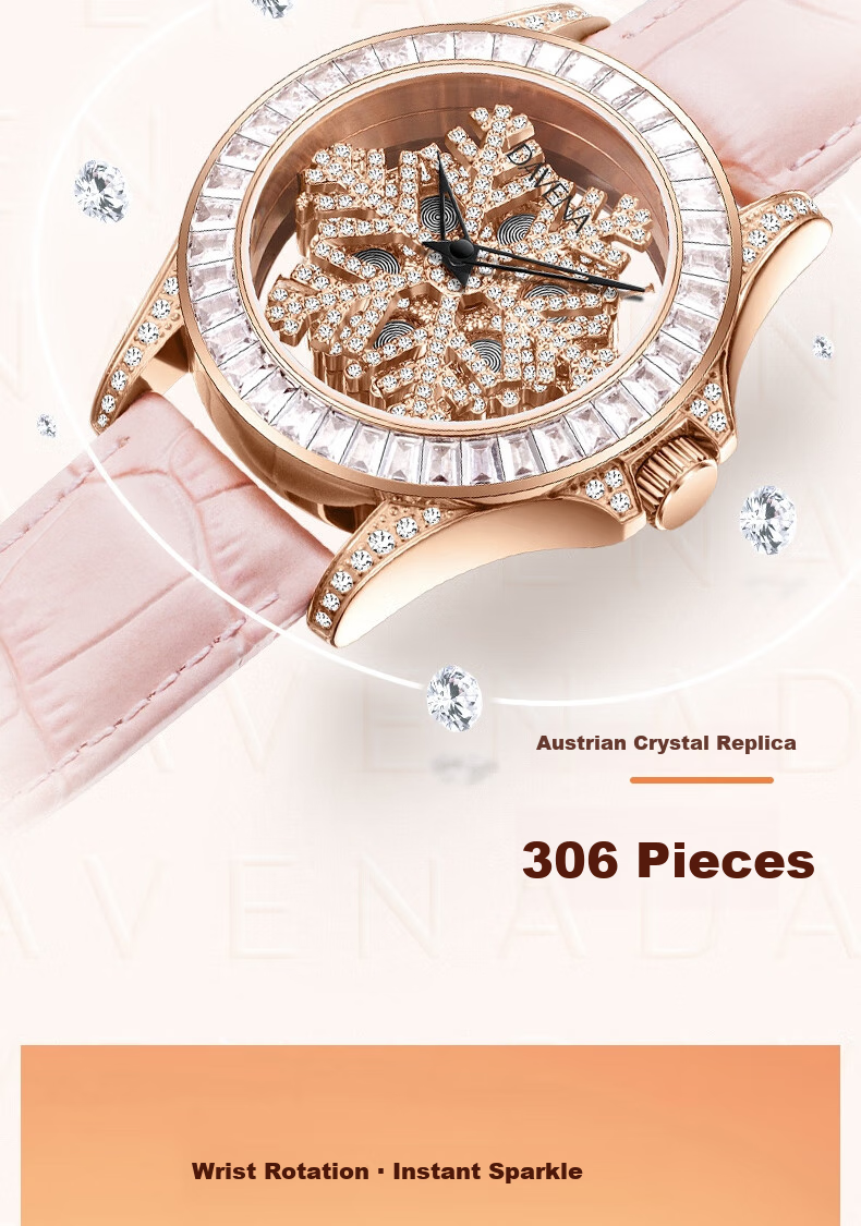 Davena Fortune Snowflake Goddess Women's Luxury Watch Birthday Gift for Girlfriend 2