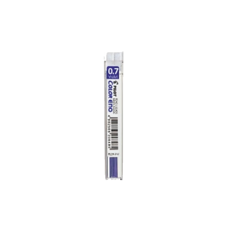 PILOT Colored 0.7 Mechanical Pencil Lead Refills for Elementary School Students' Handwriting Practice, Children's Stationery, PLCR-7 0.7mm Purple 6-Pack