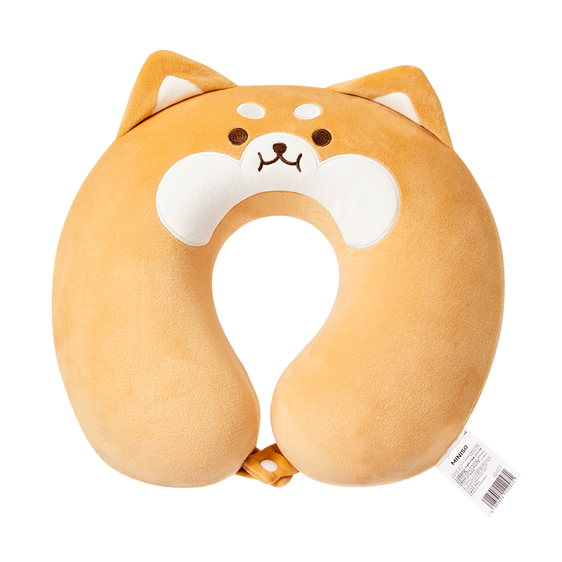 MINISO Shiba Inu Series U-Shaped Memory Foam Neck Pillow Office Classroom Nap Pillow Car Airplane Travel Gift