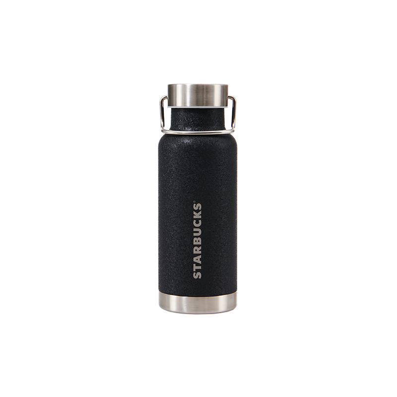 Starbucks Ink Coffee Cup with Handle, Stainless Steel Insulated Tumbler, 473ml, Portable Water Bottle for Students, Mid-Autumn Festival Gift