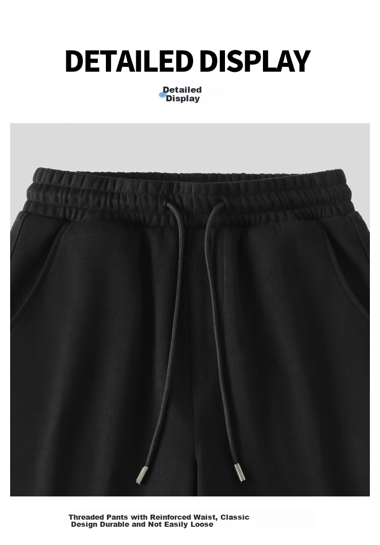 Baleno Men's Shorts, Summer Pure Cotton Breathable Versatile Mid-Length Pants, Loose-Fitting Large Size Outdoor Sports Five-Point Shorts for Me 10